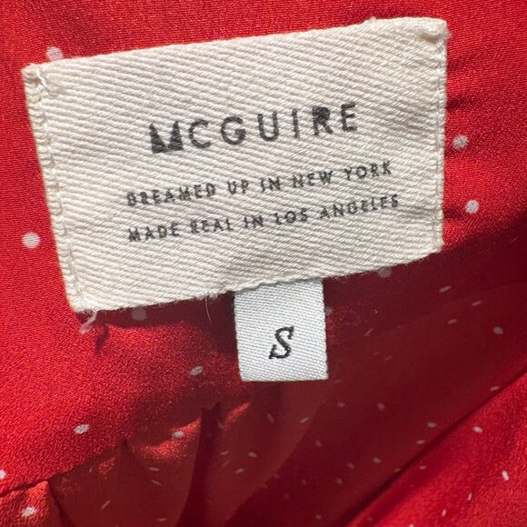 Anthropologie Polka Dot Flutter Sleeve Wrap Dress - Picture 11 of 13